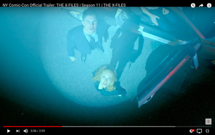 美国电视科幻剧集《X档案》第11季预告出现外星人