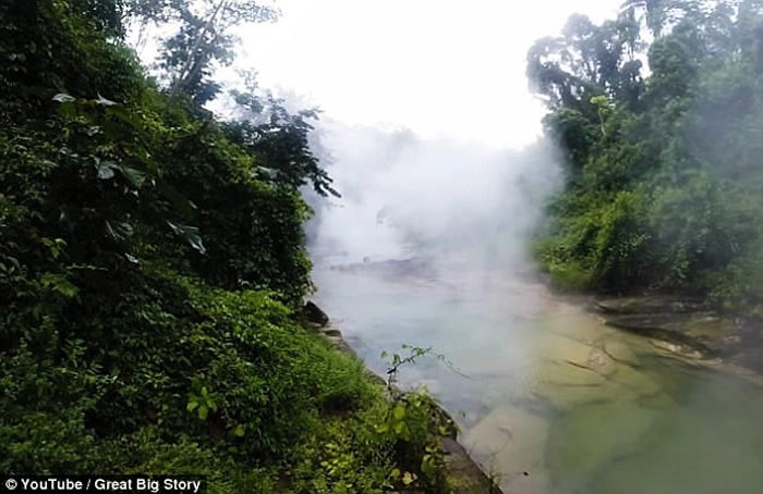 ��������³����ѷɭ���ڴ�˵�д��ڵĺӵ�ˮ�¾�Ȼ�ߴ�����100��