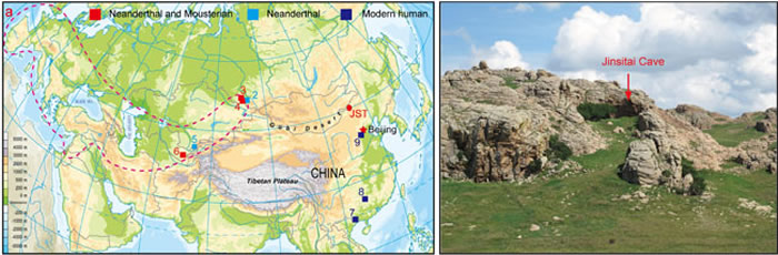 金斯太遗址的地理位置
