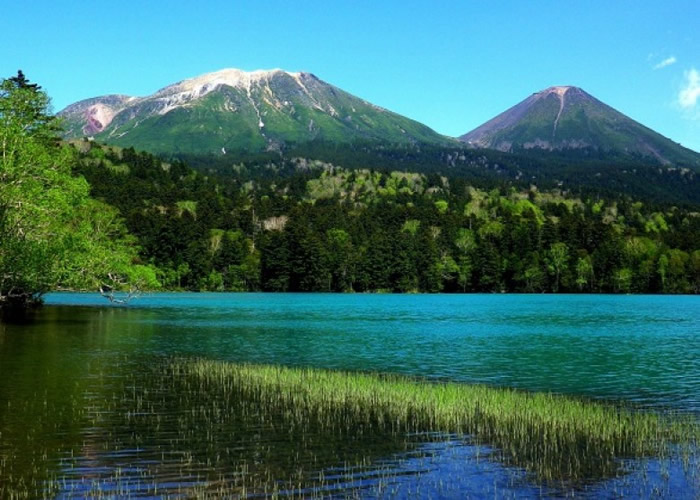 北海道的阿寒摩周国立公园风光明媚。