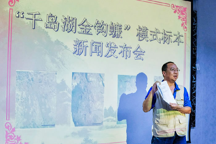 1.65亿年前的捕食性蟑螂新物种化石正式命名为“千岛湖金钩蠊”