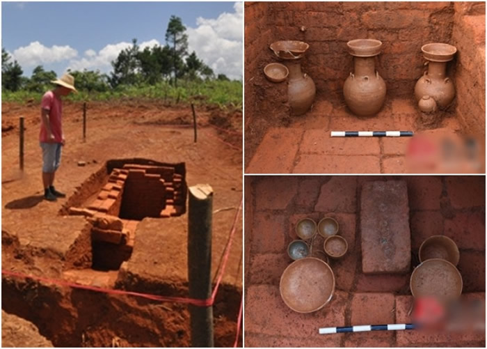 湖南省永州市蓝山县发现28座东汉古墓 距今近2千年