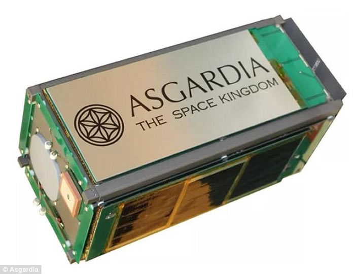 第一个太空国家“阿斯伽迪亚”(Asgardia)在美国正式升空