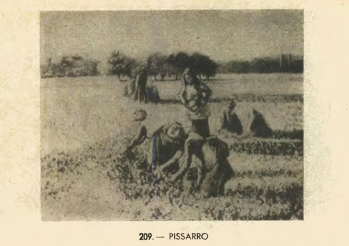 毕沙罗的油画《豌豆收获》现时估计值175万美元。