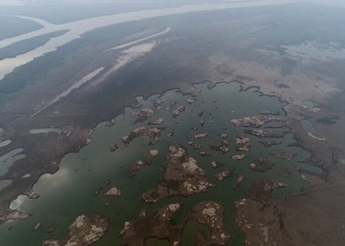 破碎支离的雁子洲。