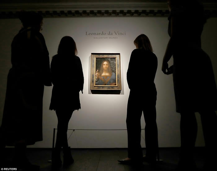 世界上最昂贵的艺术品:意大利文艺复兴时期艺术家达芬奇的《救世主》以4.5亿美元卖出