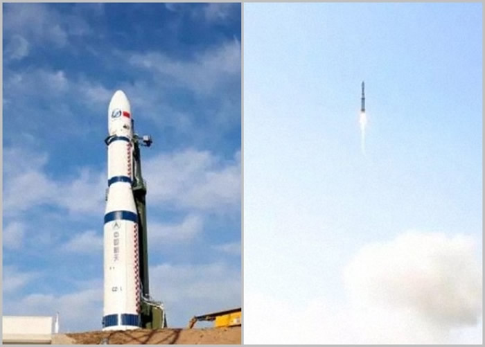 长征六号运载火箭第2次升空执行任务。