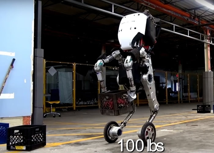 机器人可取代人类进行部分搬运工作。