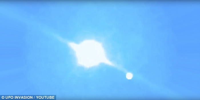 澳洲有人声称拍到如行星一样大的UFO出现