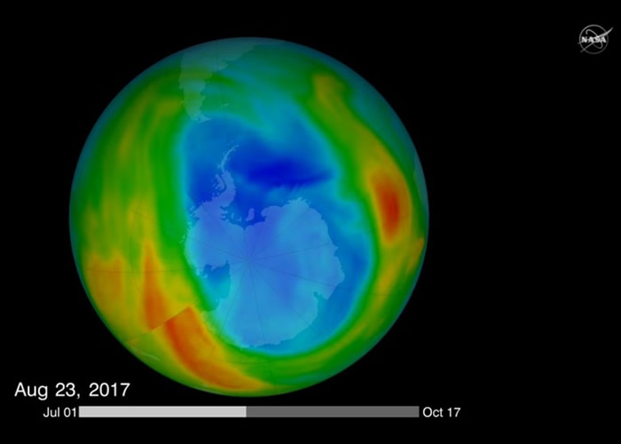 地球南极臭氧层破洞过去10年缩减20% NASA预计2060年完全复原