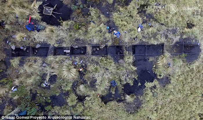 ī������˹�����߶��ػ�ɽ�ź����з��ֹŴ������ؿ���չʾ������ģ��