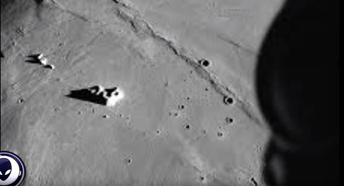 美国飞碟学家认为NASA掩盖外星人到达月球的痕迹