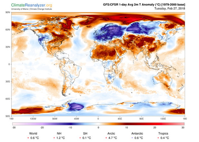 研究表明,北极遭「暖流」的侵袭已经变得常规化。2017年7月一项研究发现,自1980年以来,这些事件变得更加频繁,持续时间更长,并且更加激烈。