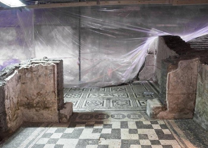 古罗马豪宅遗址,相信是由一名高级军官所拥有。