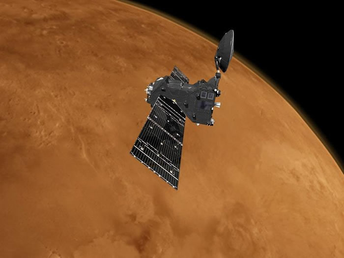 俄罗斯火星探测任务“火星太空生物”框架下发射的“痕量气体轨道探测器”已进入工作轨道