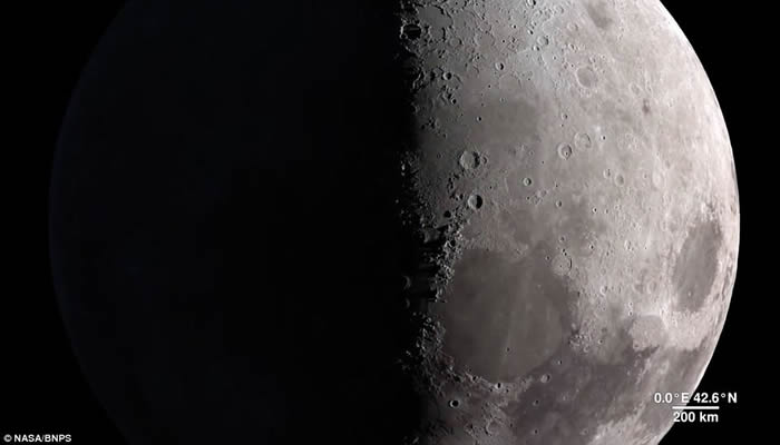 美国太空总署(NASA)公开“月球之旅”4K超高清影片