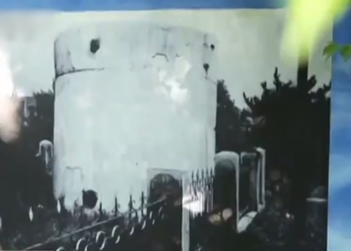 “100部队”焚烧做完尸体用的“烧却炉”。