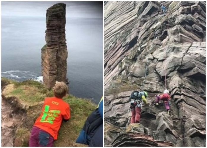 米尔斯花了不少时间训练才能成功登顶。