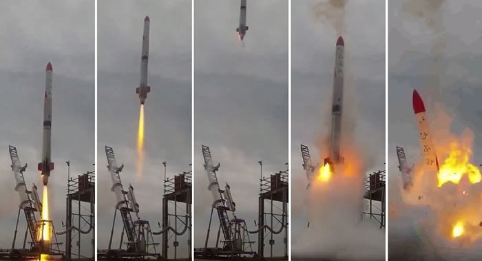 日本风险企业“星际科技”第二次火箭试射以失败告终 发射数秒后爆炸