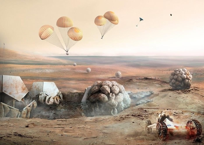 ��̫�յķ��ݽ���3D��ӡ�����������ɡ�