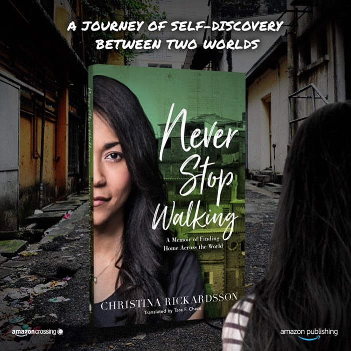 里卡森将童年经历写成书,分享给全世界。