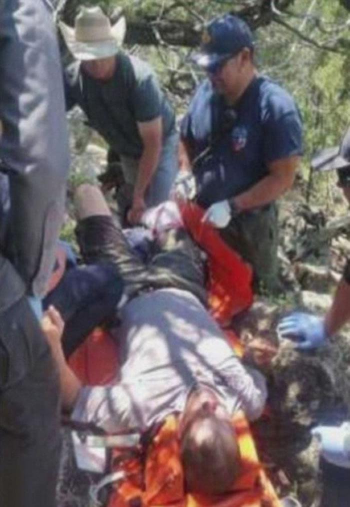 美国新墨西哥州男子遛狗遭大熊袭击 砍熊头脱困