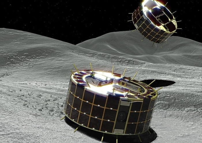 日本“隼鸟二号”向小行星“龙宫”投下两个探测器创造历史 有助了解太阳系起源
