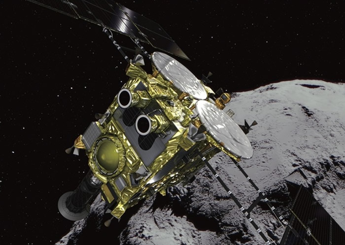 隼鸟二号会在下月投下第三个探测器,月尾尝试登陆。