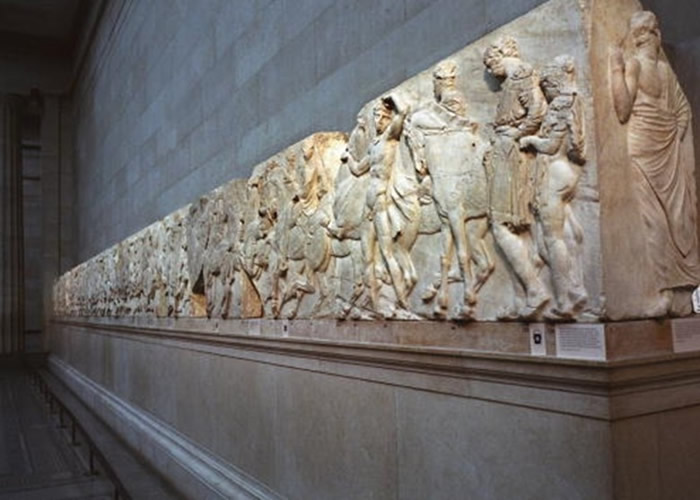 希腊的巴特农神殿雕像亦是世界知名。