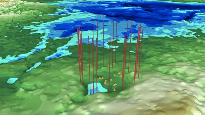 美国《地球物理研究通讯》杂志:格陵兰岛西北部冰盖下发现第2个巨大陨石撞击坑