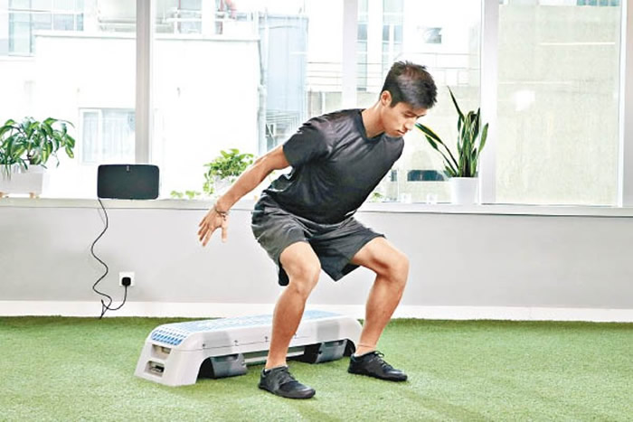 跳动可在腿部和臀部肌肉上施加压力。