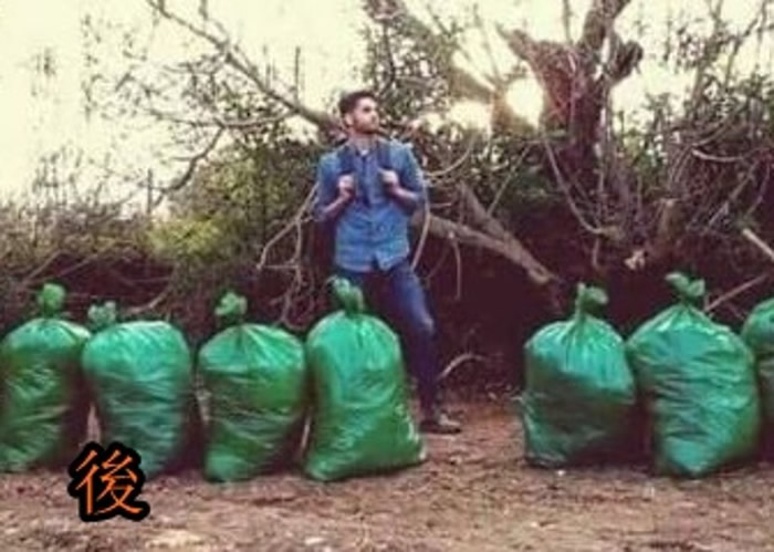 罗曼清理好所有垃圾。