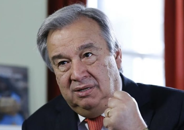 古特雷斯呼吁各国预备实质的计划。