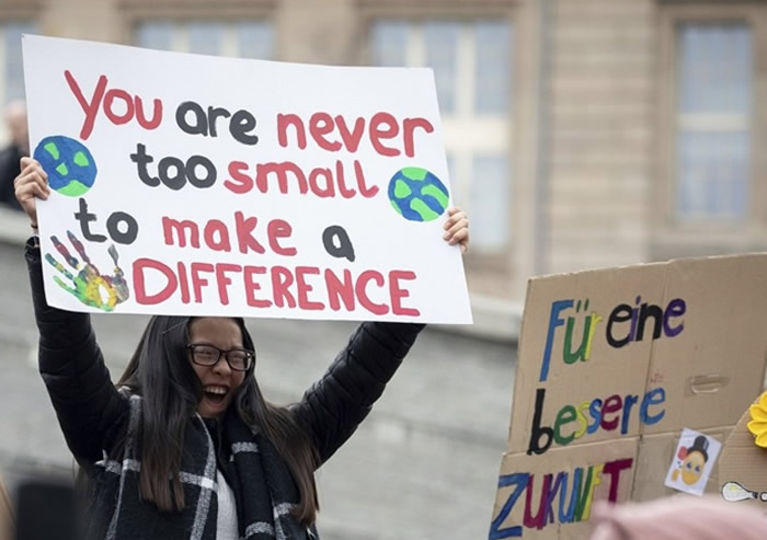 德国气候变化示威遍地开花 学生:我想过白色圣诞