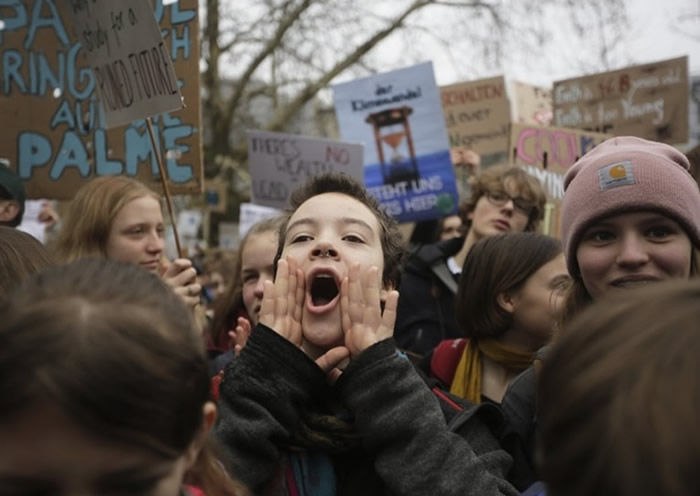 德国气候变化示威遍地开花 学生:我想过白色圣诞