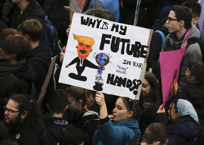 德国气候变化示威遍地开花 学生:我想过白色圣诞