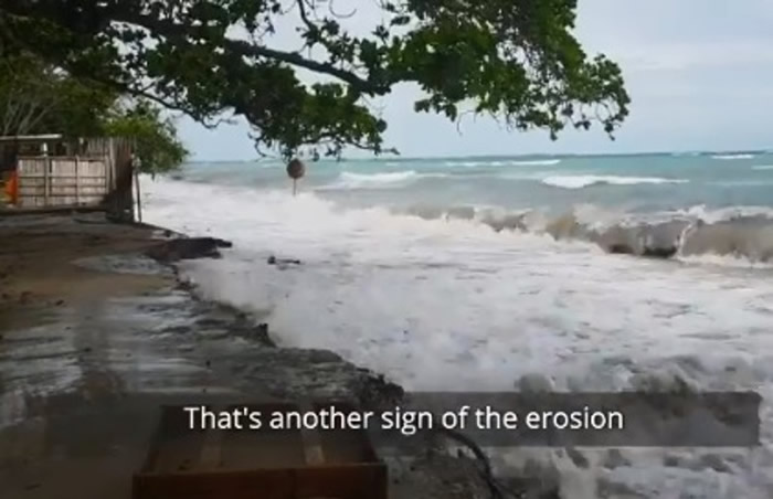 托勒斯海峡群岛水位不断上升。