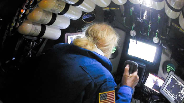 美国“五次深海探险”的“深潜限制因子”号潜水器在马里亚纳海沟最底部有不寻常的发现