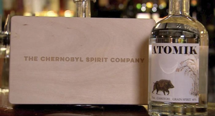 用在切尔诺贝利种植的小麦和地下水试制了一种伏特加“阿多米克”