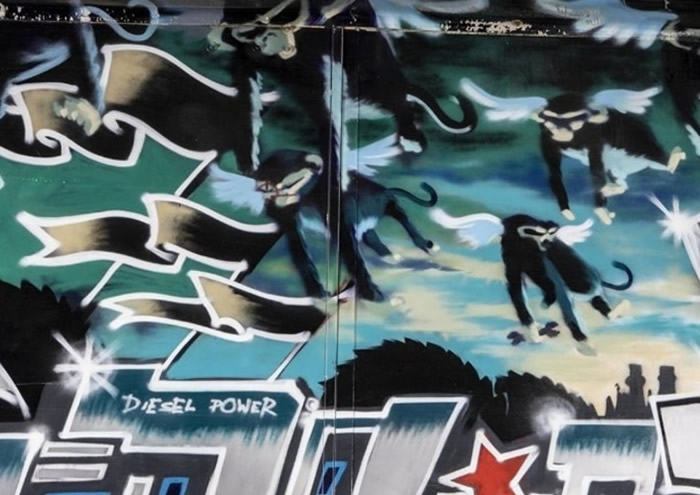 ���к�����BanksyͿѻ�ĳ���Ԫ�ء�