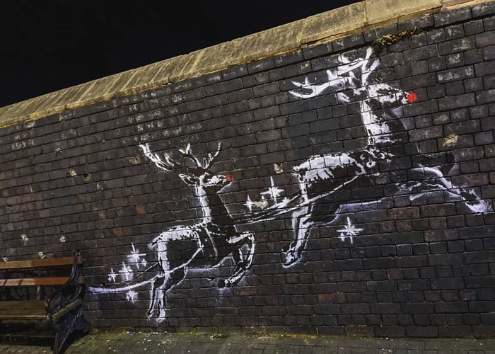 Ӣ������Ϳѻ��ʦBanksyʥ������ ѱ¹��¶���߷���