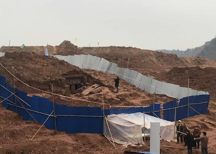 �Ĵ�ʡüɽ�������ع�·��ʩ��ʱ���ֹ�Ĺ Ĺ�Ÿ����վ�ϸ