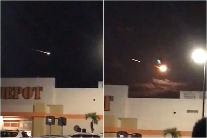 美国内华达州拉斯维加斯UFO现踪时速1600km飞行?