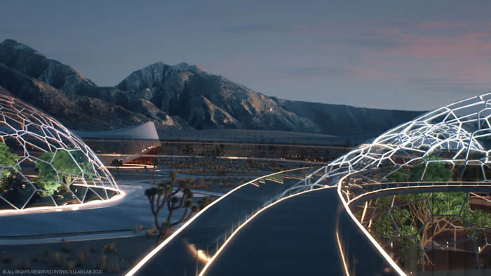 莫哈韦沙漠中的“实验生物再生站”(EBIOS)