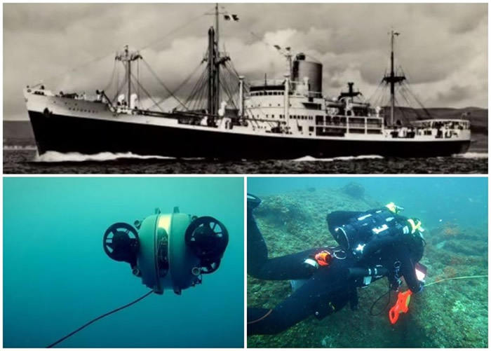 美国佛罗里达州对开百慕达三角海域找到近95年前失踪美国商船“科托帕西号”