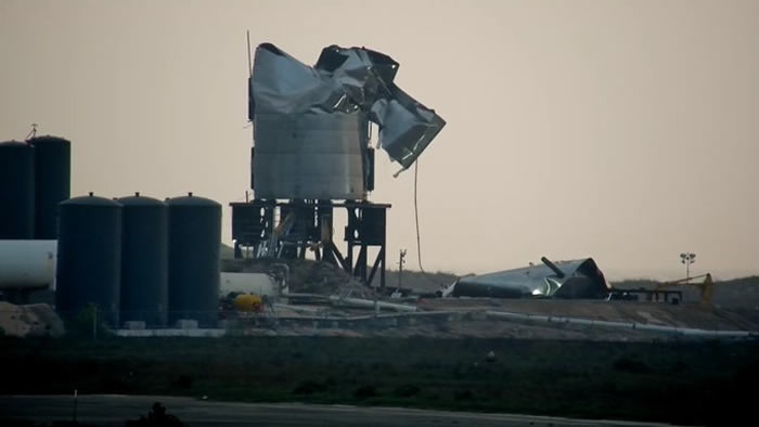SpaceX最新星际飞船Starship原型SN3在压力测试中遭遇失败