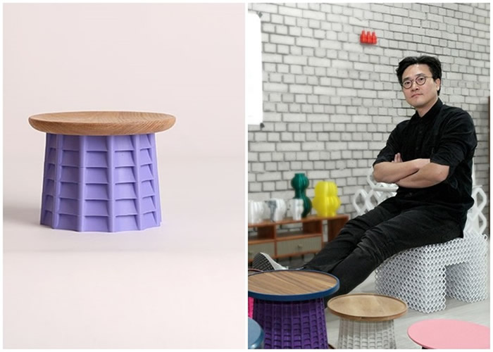 世界地球日50周年 韩国艺术家生物塑胶制家具