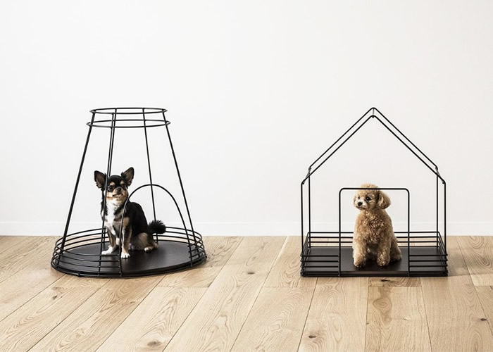 日本设计师推出外形别创一格的狗屋“Casano”助爱宠减焦虑