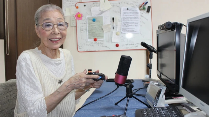 吉尼斯世界纪录网站:90岁日本老人森滨子为世界上最年长的游戏玩家