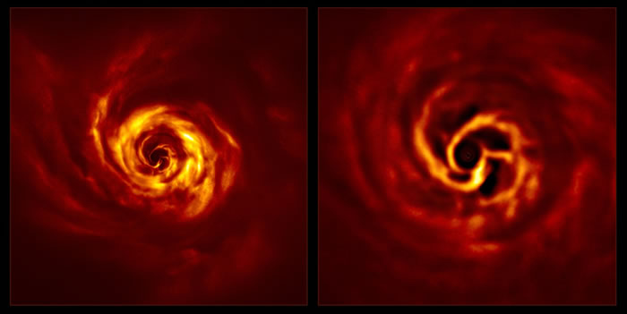 ���������������AB Aurigae��Χ�״η���ϵ�����ǵ���